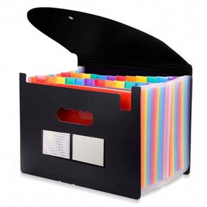 Porte-documents accordéon extensible 26 poches format A4 pour factures et reçus - Product Image 1