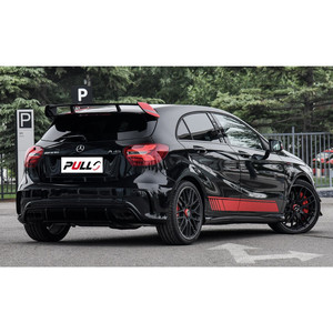 Pièces automobiles à bon prix pour Benz classe A W176 13-18 modifiée en modèle <span class=keywords><strong>AMG45</strong></span> comprenant pare-chocs avant et arrière avec calandre - Product Image 5