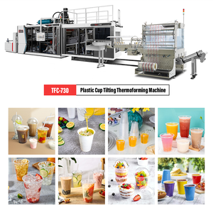 全自动倾斜模具一次性塑料杯成型机价格带计数和包装 - Product Image 6