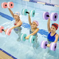 Haltères aquatiques EVA de différentes couleurs, grande flottabilité, matériel d'entraînement auxiliaire pour enfants