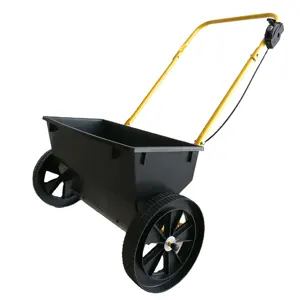 Garten Hand Rasen Manuelle Samen salz Dreh Spreader Dünger Spreader