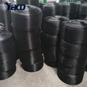 ลวดตาข่ายเชื่อม PVC สีดำสำหรับนกพิราบ,ตาข่ายป้องกันหน้าจอ