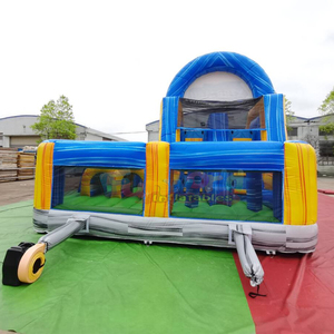 Structure gonflable géante de qualité commerciale pour enfants, parcours d'obstacles extrême en plein air - Product Image 2