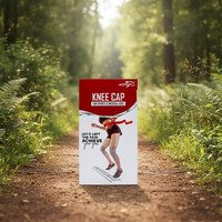 Genouillère de compression respirante et antidérapante pour la récupération sportive, premium, extensible dans 4 directions, écologique et légère, pour un maintien optimal