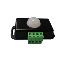 Saklar Gerak ON OFF Sensor Cahaya PIR Tahan Air DC12V-24V Penundaan Waktu Otomatis Inframerah 1-10 menit Penundaan 8A