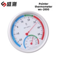 Medidor de Temperatura y Humedad Analógico para Interiores, USB, OEM, Personalizable, Diseño Compacto, Modelo WS-2000, Origen Zhejiang, Precio Especial