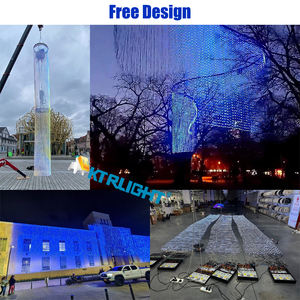 <span class=keywords><strong>Luces</strong></span> <span class=keywords><strong>LED</strong></span> <span class=keywords><strong>de</strong></span> Colores <span class=keywords><strong>de</strong></span> Ensueño WS2811, Tipo Piedra, Plástico, IP65 Impermeable, DC12V/5V, 3 Pines, Paso <span class=keywords><strong>de</strong></span> 5cm, para Jardín, <span class=keywords><strong>Árbol</strong></span>, Exterior - Product Image 2