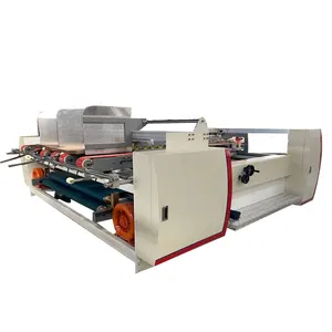 Semi Automatic Corrugated Box Gluing Machine Carton Box Folder Gluer Machine