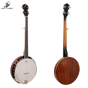 <span class=keywords><strong>Banjo</strong></span> de 4, 5 y 6 Cuerdas en Oferta, Instrumento Musical con Acabado Brillante, Cuerdas de Nailon de Alta Calidad, Se Acepta OEM y ODM - Product Image 1