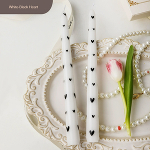 <span class=keywords><strong>Velas</strong></span> Cónicas de 10 Pulgadas, Paquete de 4, Color Naranja, Sin Aroma, Sin Humo, Duración de 8 Horas, <span class=keywords><strong>Velas</strong></span> para Boda, Decoración de Mesa - Product Image 3