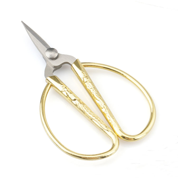 Opening ribbon cutting festive scissors alloy tailor scissors wedding scissors
