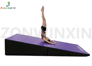 ZONWINXIN – <span class=keywords><strong>Tapis</strong></span> de <span class=keywords><strong>gymnastique</strong></span> pliables de luxe, type cale ou <span class=keywords><strong>tapis</strong></span> en forme de <span class=keywords><strong>fromage</strong></span>, pour équipement de <span class=keywords><strong>gymnastique</strong></span>, fournis directement par l'usine - Product Image 6