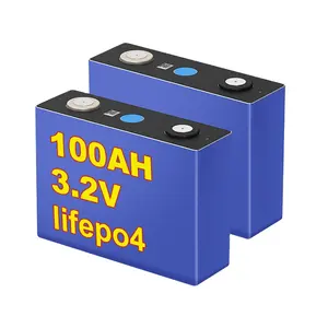 Clase A 100Ah spot Lifepo4 Bms Lion 3,2 V 6000 veces batería de fosfato de hierro y litio cuadrada de ciclo profundo