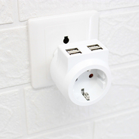 Prise de voyage universelle adaptateur prise d'extension avec prise 4 ports USB
