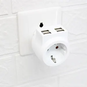 Socket Universal Travel Plug Adaptor Extension Socket With 4 Usb Port Socket