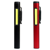 3W COB XPE Type C Lampe torche LED rechargeable en aluminium avec base magnétique Crochet 2 modes pour l'extérieur Lampe de poche LED 200 lumens