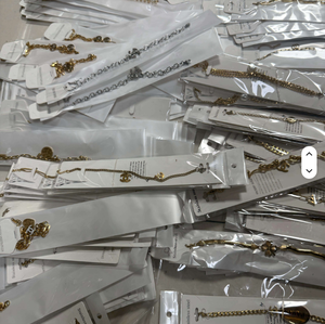 กำไลข้อมือแบรนด์หรู ดีไซน์เนอร์แฟชั่น สแตนเลสสตีลชุบทอง  MK <span class=keywords><strong>CC</strong></span> CD  ขายส่งแบบคละ - Product Image 6