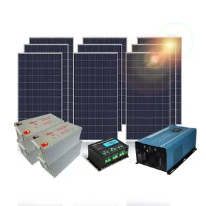10KW Sistema solar casa kit de potencia fuera de la red para China proveedor de oro