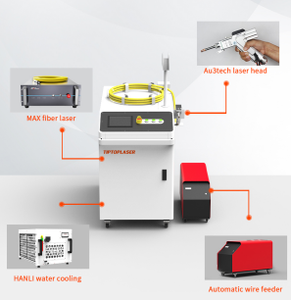 Máquina de limpieza láser para chorro de acero 3 en 1 máquina de soldadura de limpieza de corte láser máquina de limpieza láser enfriador de agua - Product Image 4