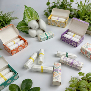 Produits en gros en vrac Chine Marque privée Fournisseur de tampons et serviettes hygiéniques biologiques <span class=keywords><strong>sans</strong></span> produits chimiques Tampons <span class=keywords><strong>sans</strong></span> applicateur - Product Image 2