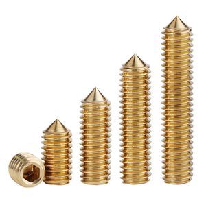 M3 M4 M5 M6 Brass Hex Socket Cone Point Set <strong>Screw</strong> Spindle <strong>Door</strong> <strong>Handle</strong> Grub <strong>Screw</strong> - Product Image 4