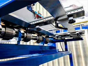 AG soffit Bảng điều khiển thép tấm thông gió trước khi đấm bảng lạnh cuộn tạo thành máy - Product Image 3