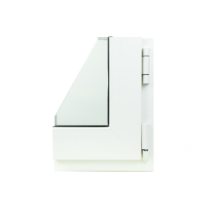 Thiết kế đơn giản giá rẻ Swing Crank loại cửa sổ PVC khuôn cửa sổ với muỗi Net uPVC hồ sơ - Product Image 5