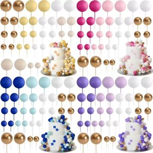 32pcs Faux balls <b>cake</b> <b>decorative</b> foam ball Wedding Party Christmas <b>Decoration</b> <b>Supplies</b> - Product Image 1
