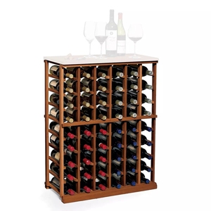 Nuevo Estante de Madera para Botellas de Vino, para Pub o Bar, con Capacidad para 132 Botellas, Mueble para Botellas de Vino, Estante de Exhibición con Diseño de Diamantes - Product Image 3
