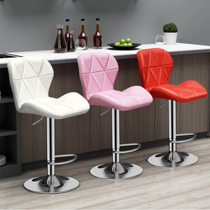 Bangku <span class=keywords><strong>Bar</strong></span> putar Modern Hotel Silla Adjustable perabot dapur kursi <span class=keywords><strong>Bar</strong></span> rumah tinggi desain rumah kecil stabil - Product Image 6