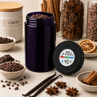 Lancement de la marque en marque blanche pour les responsables de produits floraux, pot en verre hermétique anti-odeur pour la fraîcheur en vente au détail