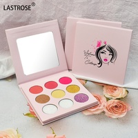 Palettes de fards à paupières hautement pigmentés DIY Palette de fards à paupières végétaliens Marque privée Maquillage cosmétique Palette de fards à paupières