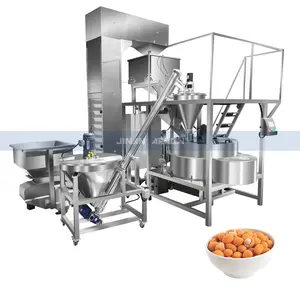 Automatische Schokoladennuss-Karamell isierungs maschine Beschichtete Erdnuss herstellungs maschine