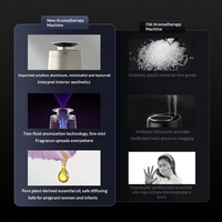 Diffuseur d'arômes automobile Funchi transfrontalier en métal à double liquide avec pulvérisateur d'huiles essentielles de Chine pour la décoration