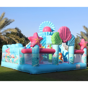 Thương mại <span class=keywords><strong>Inflatable</strong></span> lâu đài bouncy Nàng Tiên Cá Bouncer Combo nhà bị trả lại sân chơi bơm hơi đại dương chủ đề nhảy lâu đài cho trẻ em - Product Image 2