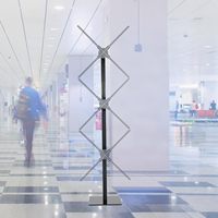 Support de raccordement vertical pour projecteur holographique 3D, compatible avec les projecteurs de 56 cm, support d'affichage pour ventilateur holographique 3D pour exposition