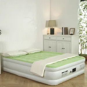 Smart Air Mattress Series Pillow Rest Raised Air Mattress With Internal Pump Travel Camping - Premium Blow Up Bed For