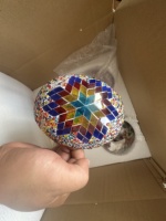 Lámparas Colgantes de Muselina de Vidrio Hechas a Mano de Cobre de Lujo Guzhen 2025, Candelabro Rectangular de Techo Estilo Turco para Bodas Mexicanas y Hoteles