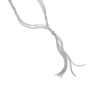 Collar Ajustable de Acero Inoxidable con Tres Capas de Cadenas de Serpiente y Collar de Acero de Titanio Apilado - Product Image 1