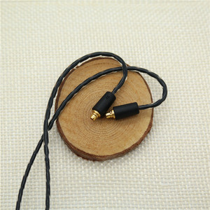 High-End MMCX Braided Replacement Cable For Westone Soni XBA Z5 A3 <b>A2</b> Audio Cable Black Aluminum Tin Plated <b>Copper</b> - Product Image 2