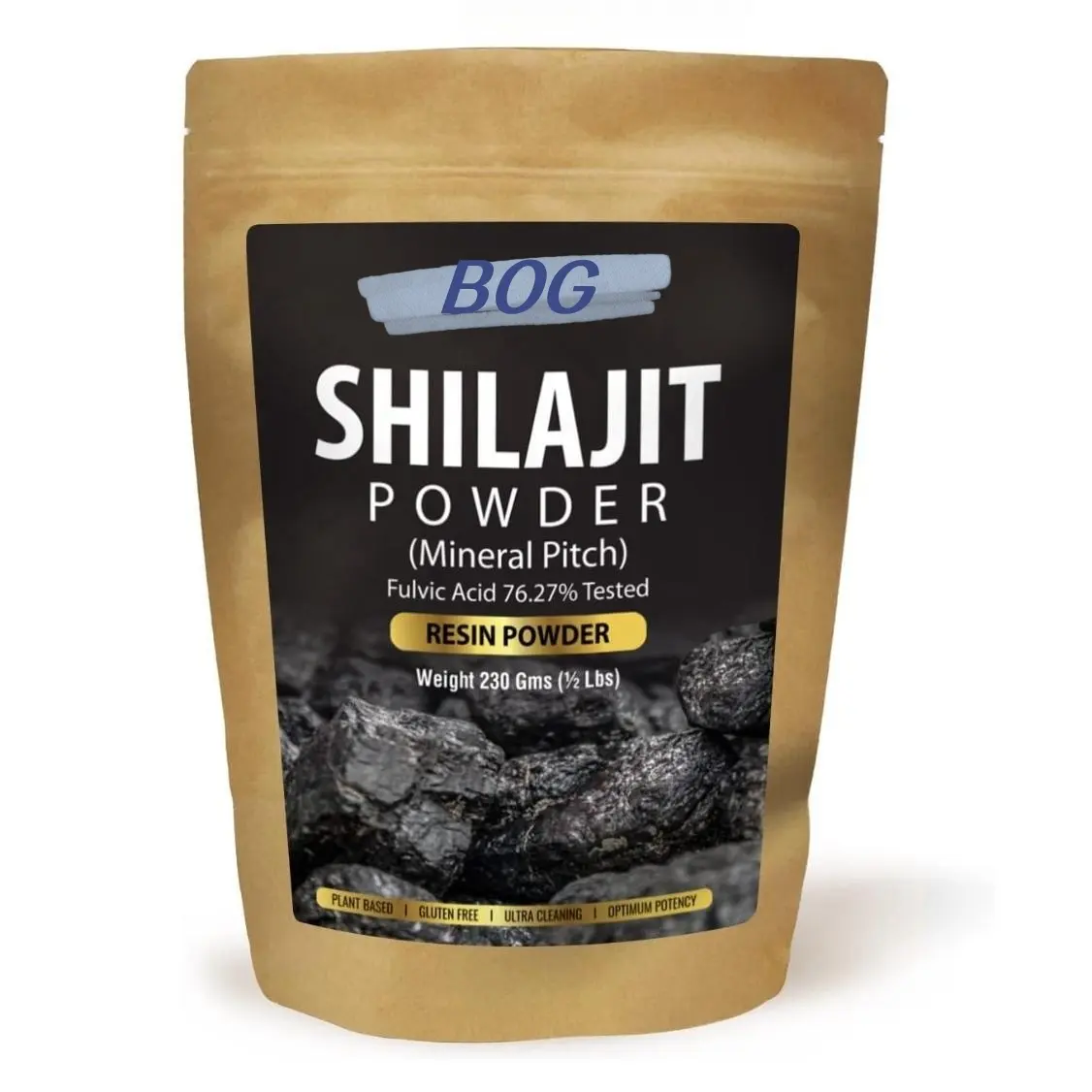 Shilajit cru para homens, saco de 5 onças com extrato 10:1 de pó OEM/ODM, extrato de ácido fúlvico em pó, imune