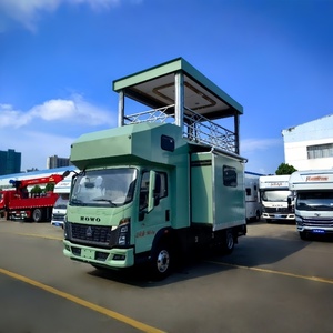 Autocaravana <span class=keywords><strong>de</strong></span> <span class=keywords><strong>Lujo</strong></span> Personalizable Sinotruk HOWO Diésel Nueva con Techo Elevable Manual y Mahjong/KTV - Product Image 2