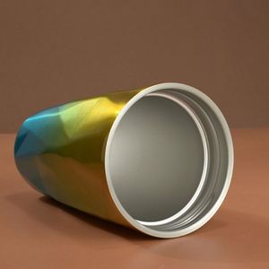 Vaso Térmico de Acero Inoxidable de Doble Pared con Aislamiento al Vacío, Tapa Abatible y Popote Metálico, Color Degradado - Product Image 2