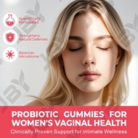 Complément alimentaire pour femmes en gros de l'usine JBY OEM, favorise la beauté et la santé, complément alimentaire à base de plantes, gommes probiotiques pour femmes