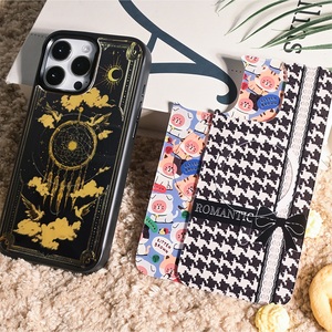Funda de teléfono con panel trasero de rejilla magnética reemplazable para Iphone17/17pro/17promax/17air con las cartas de <span class=keywords><strong>Tarot</strong></span> coloridas doradas - Product Image 6
