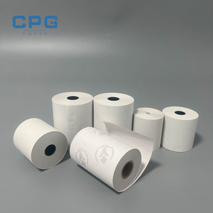 Rollo de Papel para ECG de Grado Profesional, Bajo en Polvo, Sensible al Calor, Impresión de Área Completa, Libre de BPA, Imagen Larga, 80x80mm, 70gsm - Product Image 1