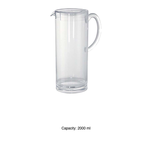 Carafe Ilsa Crystal Giada 2 L en polycarbonate avec couvercle - Product Image 3