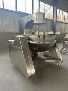 Calefacción eléctrica completamente automática de 200L, máquina planetaria para saltear CON MEZCLADOR, adecuada para cocina <span class=keywords><strong>central</strong></span> y cafetería - Product Image 6