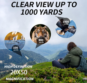 Binoculares de Gran Apertura de Alta Definición y Alta Calidad para Adultos, 10x50, para Campamentos y Observación de Aves al Aire Libre - Product Image 5