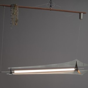 Modern Minimalist Pendant <b>Light</b> Long <b>LED</b> Single Head For Restaurant <b>Bar</b> Office Lighting - Product Image 1